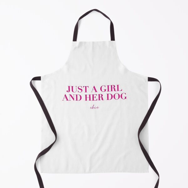 Item preview, Just a Girl and Her Dog, Chic designed and sold by ArtzyFlow.
