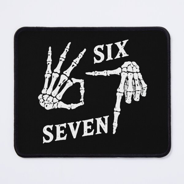 Item preview, 67 Meme Skeleton Hands – Six Seven Bone Hand Gesture Viral Internet Meme designed and sold by BrainBubbleArt.