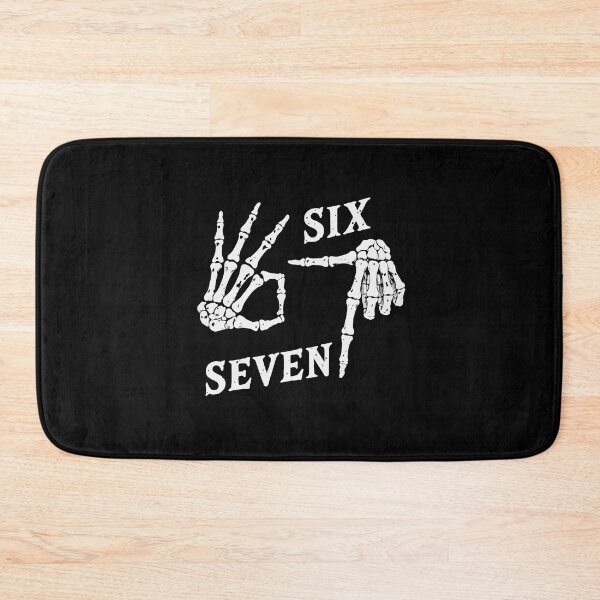 Item preview, 67 Meme Skeleton Hands – Six Seven Bone Hand Gesture Viral Internet Meme designed and sold by BrainBubbleArt.