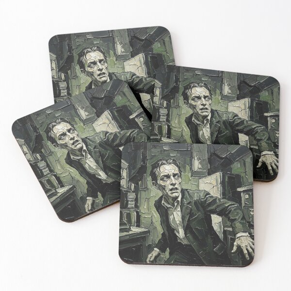 Item preview, Victor Frankenstein – Obsession and Consequence | Gothic Literary Portrait designed and sold by SavinMercantile.