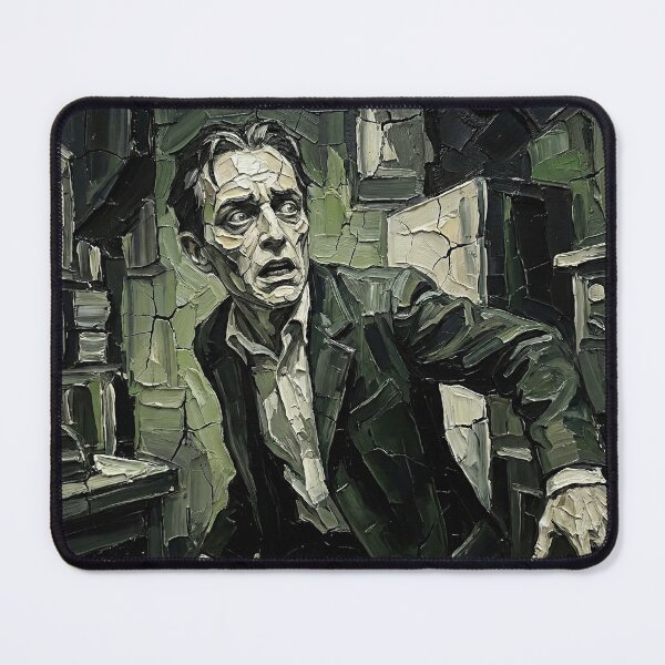 Item preview, Victor Frankenstein – Obsession and Consequence | Gothic Literary Portrait designed and sold by SavinMercantile.