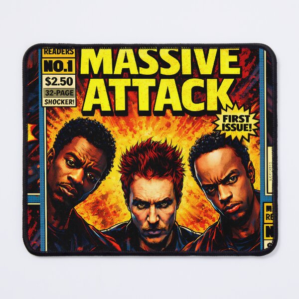 Item preview, MASSIVE ATTACK COMIC PRINT BE THANKFUL designed and sold by Campbell0395.