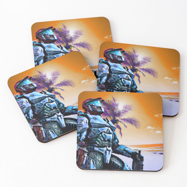 Item preview, 'Spartan Holiday' Halo Art T-Shirt / Sticker / Poster Design designed and sold by TreazonDesigns.