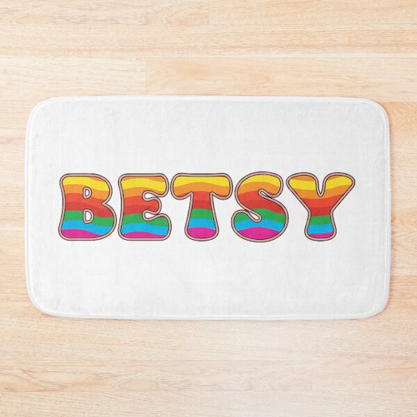 Item preview, ❤️ Betsy Personalized Name Wavy Retro Shirt, Coffee Mug, Sticker Gift designed and sold by HelixPedia.