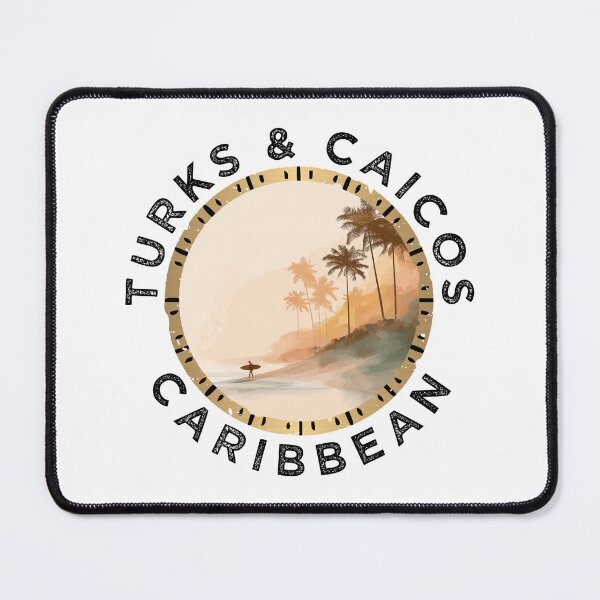 Item preview, Turks And Caicos - Caribbean (with Black Lettering) designed and sold by VelvetRoom.