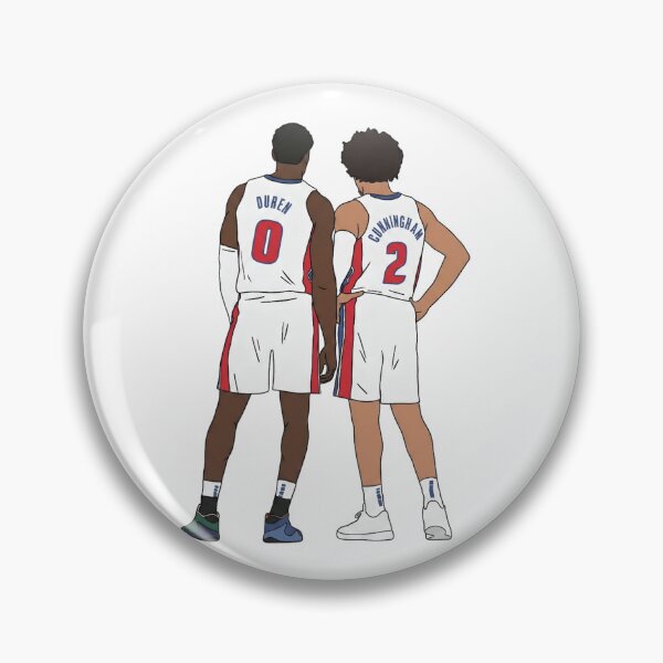 Item preview, Jalen Duren and Cade Cunningham designed and sold by Hoops and Movie Sticks.