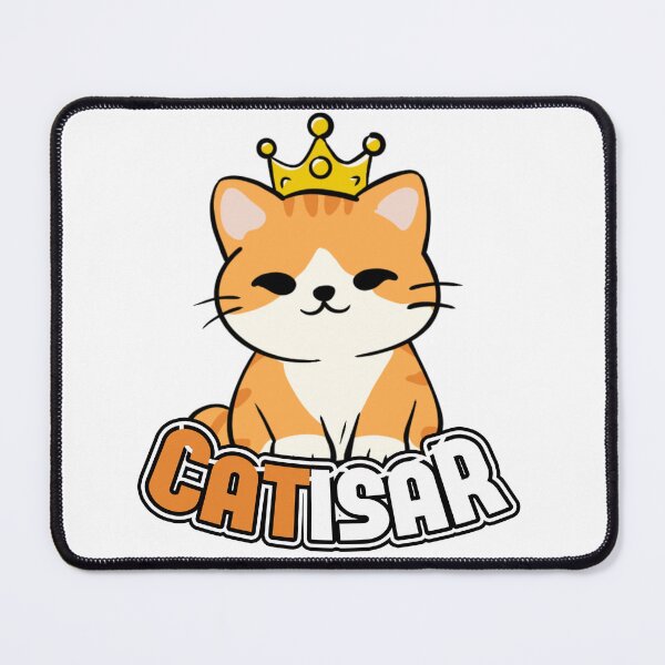 Item preview, Catisar – Cute King Cat Illustration with Crown designed and sold by anandariki.