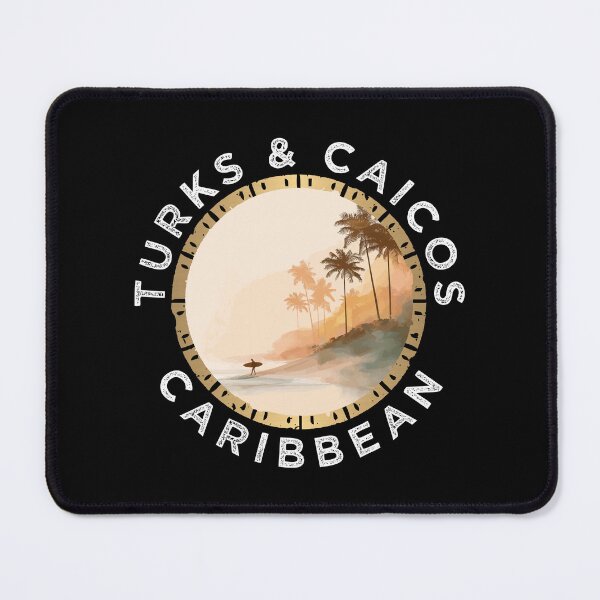Item preview, Turks And Caicos - Caribbean (with White Lettering) designed and sold by VelvetRoom.
