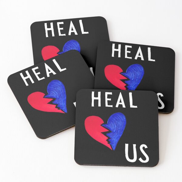 Item preview, HEAL US - white font designed and sold by ThreeBlooms.