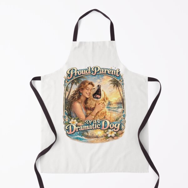 Item preview, Proud Parent of a Dramatic Dog Funny Golden Retriever designed and sold by Places On Earth.