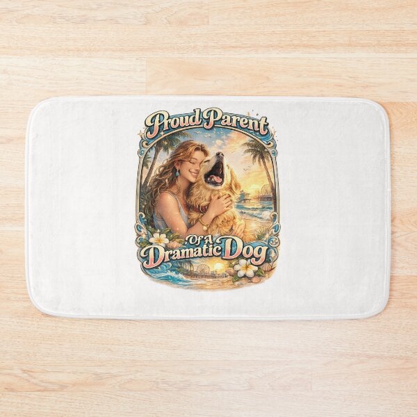 Item preview, Proud Parent of a Dramatic Dog Funny Golden Retriever  designed and sold by Places On Earth.