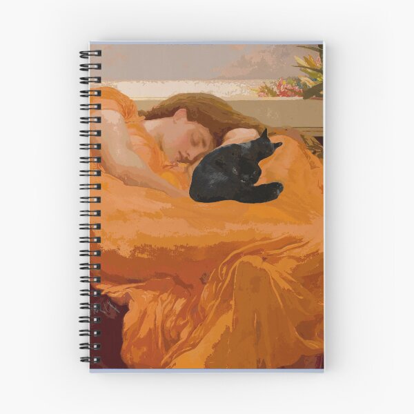 Item preview, Kuro Kitty in Art History: Flaming June, Leighton designed and sold by NowellM.