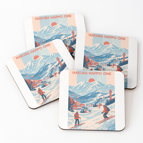 Item preview, Skiing in Hakuba Happo One Japan Vintage Mountain Travel  designed and sold by Places On Earth.