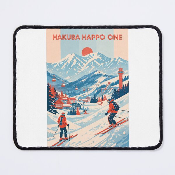 Item preview, Skiing in Hakuba Happo One Japan Vintage Mountain Travel designed and sold by Places On Earth.