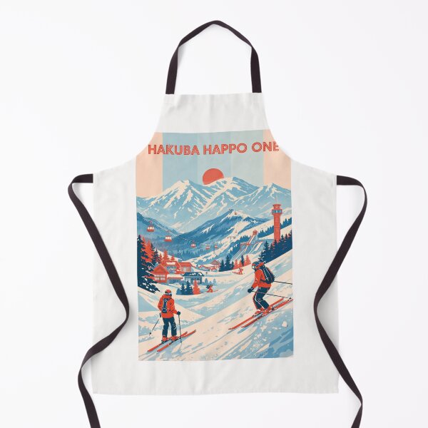 Item preview, Skiing in Hakuba Happo One Japan Vintage Mountain Travel designed and sold by Places On Earth.