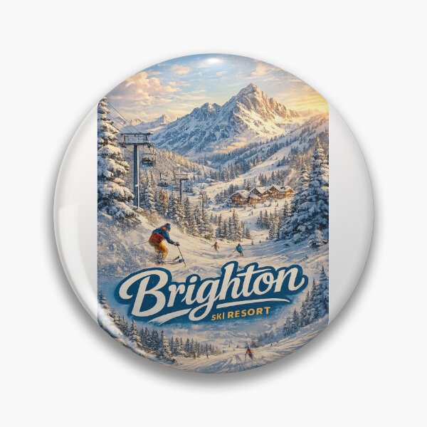 Item preview, Brighton Ski Resort Winter Escape in Utah’s Wasatch Mountains designed and sold by Places On Earth.