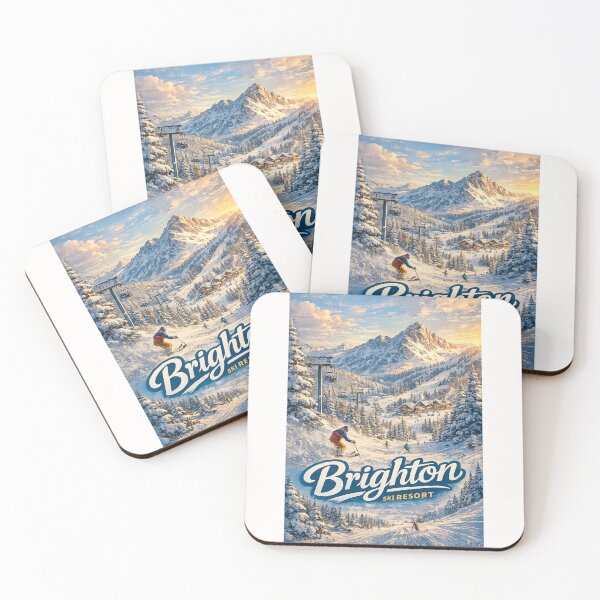Item preview, Brighton Ski Resort Winter Escape in Utah’s Wasatch Mountains designed and sold by Places On Earth.