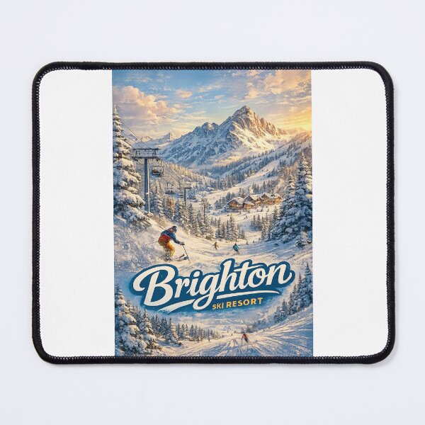 Item preview, Brighton Ski Resort Winter Escape in Utah’s Wasatch Mountains designed and sold by Places On Earth.