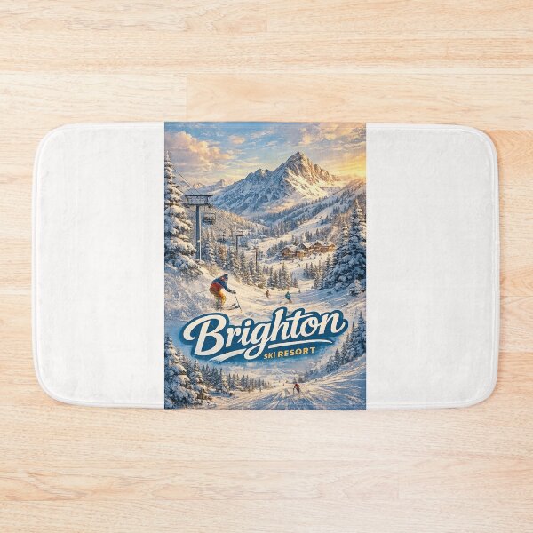 Item preview, Brighton Ski Resort Winter Escape in Utah’s Wasatch Mountains designed and sold by Places On Earth.
