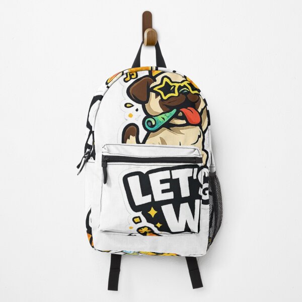 Item preview, Let’s Get Wild – Funny Party Cat and Dog Illustration designed and sold by EpicwaveDesigns.