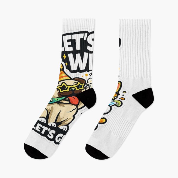 Item preview, Let’s Get Wild – Funny Party Cat and Dog Illustration designed and sold by EpicwaveDesigns.