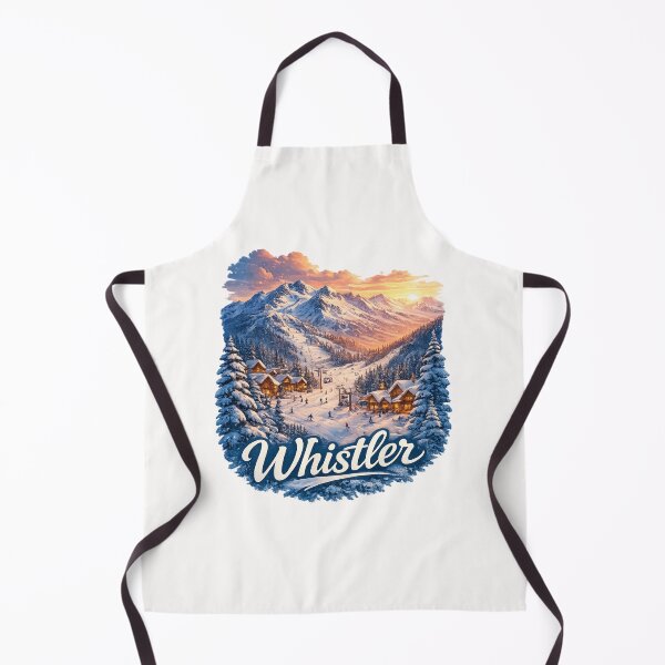 Item preview, Whistler Mountain Village Ski Resort Sunset Panorama designed and sold by Places On Earth.