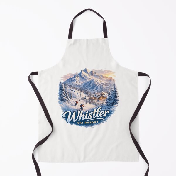 Item preview, Whistler Ski Resort British Columbia Mountain Winter Scene designed and sold by Places On Earth.