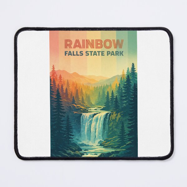 Item preview, Sunset Landscape at Rainbow Falls State Park in Hilo Hawaii designed and sold by Places On Earth.