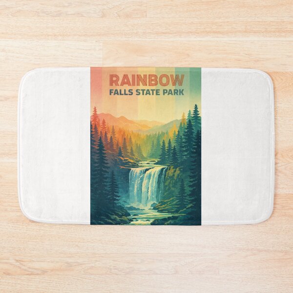 Item preview, Sunset Landscape at Rainbow Falls State Park in Hilo Hawaii designed and sold by Places On Earth.