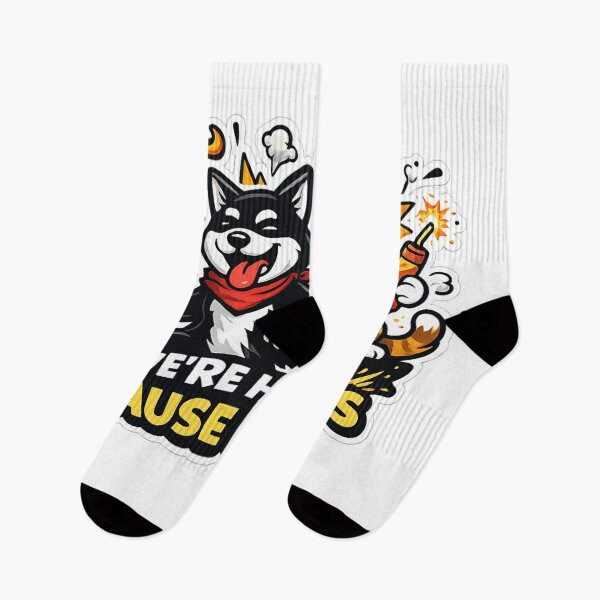 Item preview, We’re Here to Cause Chaos – Funny Animal Trouble Makers designed and sold by EpicwaveDesigns.