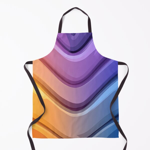 Item preview, Heart №12 Vibrant Wavy Rainbow Gradient Heart designed and sold by SyberGen.