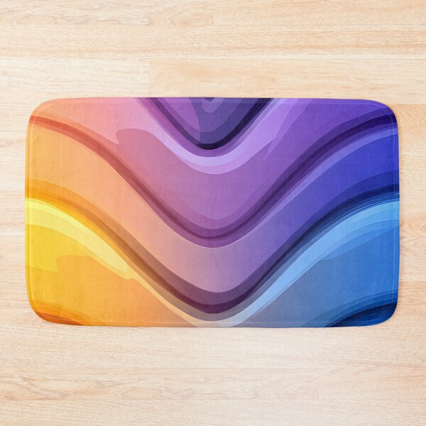 Item preview, Heart №12 Vibrant Wavy Rainbow Gradient Heart designed and sold by SyberGen.