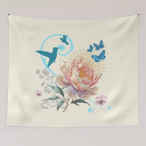 Item preview, Peony Collage designed and sold by Sachie's Studio.
