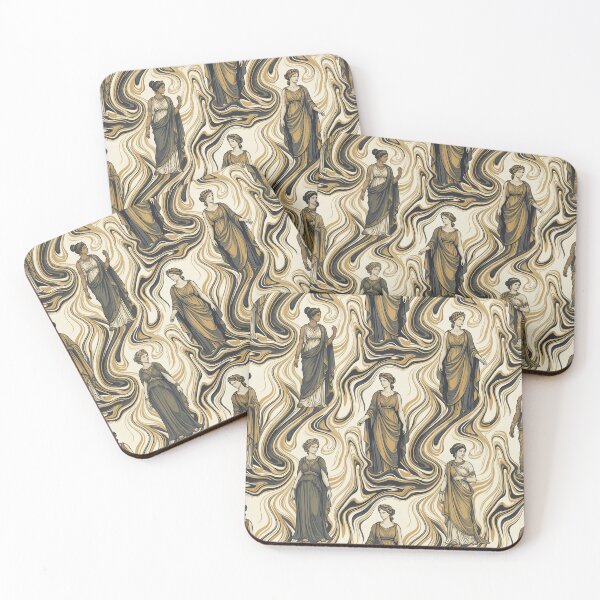 Item preview, Greek Goddess Seamless Marble Pattern designed and sold by VieSante.