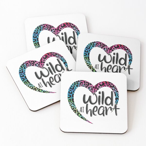 Item preview, Wild at Heart... colorful animal print in heart designed and sold by CHASAcreative.