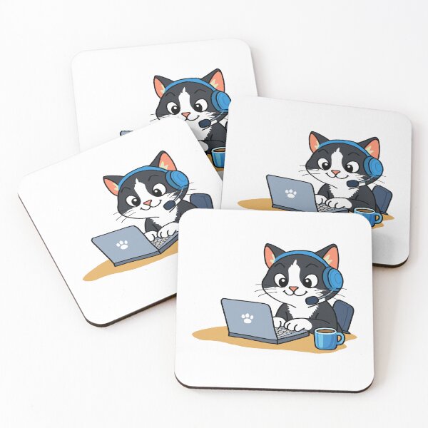Item preview, Computer Cat designed and sold by SnapDragon21.