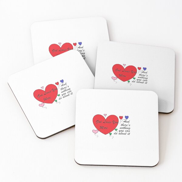 Item preview, God Loves You More designed and sold by Anointedtoday.