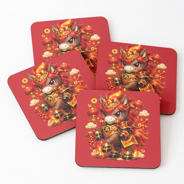 Item preview, Year of the Horse | Cute Chinese New Year Zodiac Art designed and sold by Moons Studio.