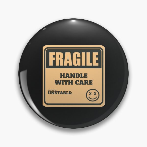 Item preview, Fragile Handle With Care | Unstable Mental Health Warning Label designed and sold by VENOHA.