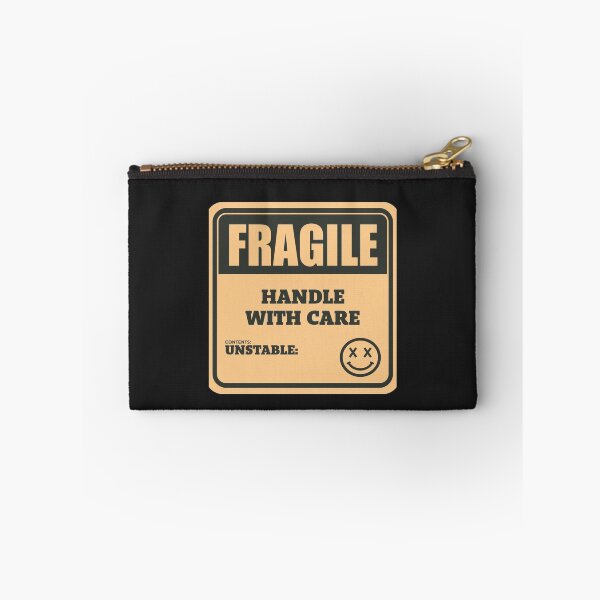 Item preview, Fragile Handle With Care | Unstable Mental Health Warning Label designed and sold by VENOHA.