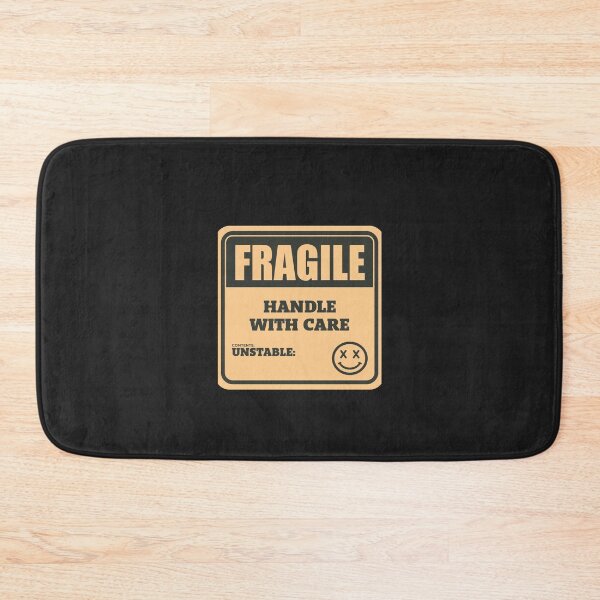 Item preview, Fragile Handle With Care | Unstable Mental Health Warning Label designed and sold by VENOHA.