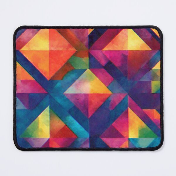 Item preview, Rainbow Rhombuses pattern! designed and sold by Giulivo Store Graphic.