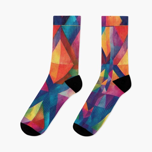 Item preview, Rainbow Rhombuses pattern! designed and sold by Giulivo Store Graphic.