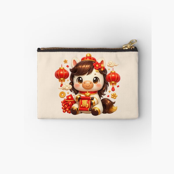 Item preview, Year of the Horse | Cute Chinese New Year Zodiac Art designed and sold by Moons Studio.