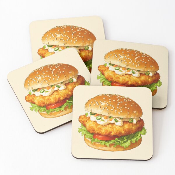 Item preview, Fish Fillet Burger designed and sold by sakurashorty.