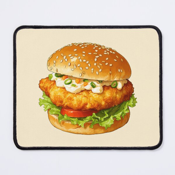 Item preview, Fish Fillet Burger designed and sold by sakurashorty.