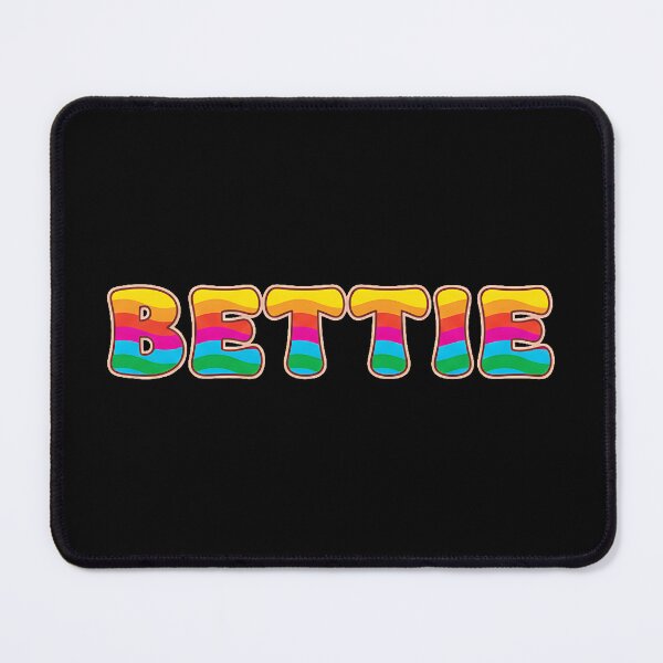 Item preview, ❤️ Bettie Personalized Name Wavy Retro Shirt, Coffee Mug, Sticker Gift designed and sold by HelixPedia.