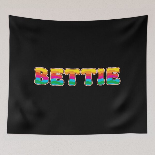 Item preview, ❤️ Bettie Personalized Name Wavy Retro Shirt, Coffee Mug, Sticker Gift designed and sold by HelixPedia.