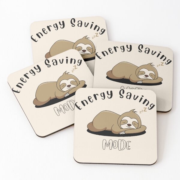 Item preview, Energy Saving Mode – Low Energy Minimalist Humor designed and sold by ChameraDesign.