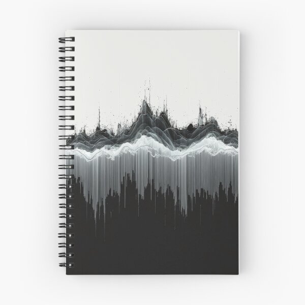 Item preview, Digital Frequency Glitch - Monochrome Sound Wave designed and sold by B-Russ-Stuff.